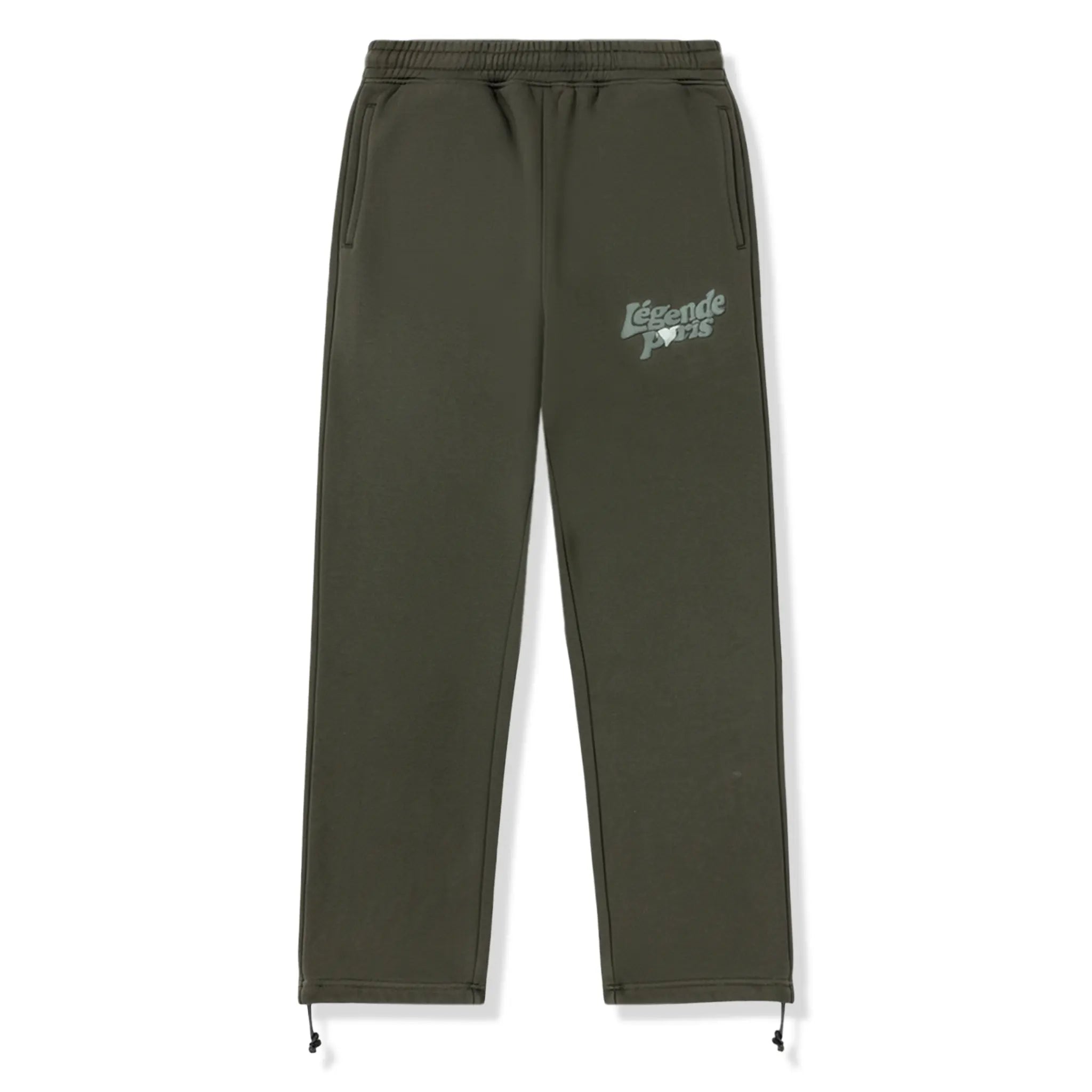 Front View of Légende Paris Lnd Tonal Khaki Sweatpants LPPNT051